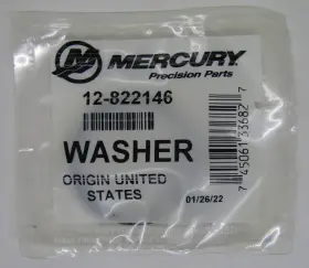 12-822146 Mercury New Marine Boat Oem Washer Part No