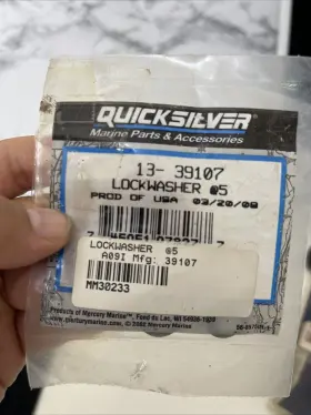 13-39107 Mercury Quicksilver Lockwasher 3 Piece Open #3