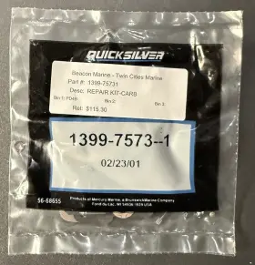 1399-7573-1 Mercury Quicksilver Carburetor Repair Kit Oem