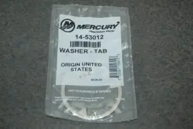 14-53012 Mercury New Genuine Tab Washer Factory Marine Oem Parts Outboard