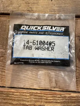 14-61004 Mercury Quicksilver Tab Washer Qty-5 Oem Nos Rust Forming