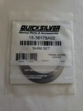 15-36178a02 Mercury Genuine Quicksilver Shim Set Oem New Factory Boat Parts