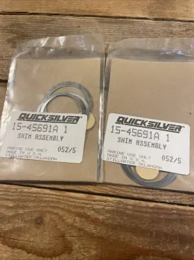 15-45691a1 Mercury 15-45691a Quicksilver Shim Assy Qty-2 Oem Nos