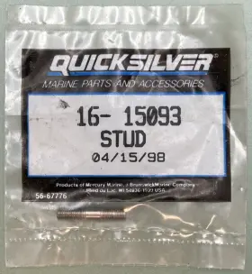 16-15093 Mercury Qty 2 New Genuine Stud #10-32 X 1.00 Flywheel Cover