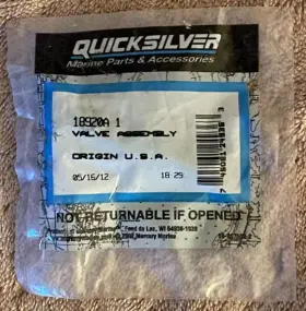 18920a1 Mercury Genuine Quicksilver Marine New Oem Oil Reservoir Valve
