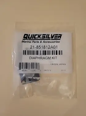 21-851812a01 Mercury Oem Quicksilver Diaphragm Kit