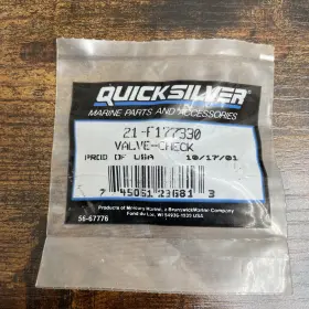 21-f177330 Mercury Quicksilver Check Valve Oem Nos