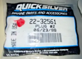 22-32561 Mercury Quicksilver Plug Pack Of 2