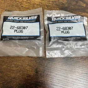 22-68307 Mercury Quicksilver Plug Qty-2 Oem Nos