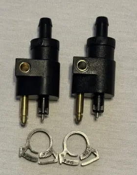 22-816856t3 Mercury 2 Pack Oem Fuel Line Connector-male- Nos