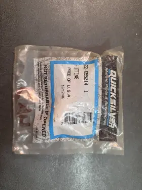 22-855214 Mercury New Genuine Quicksilver 1 Fitting