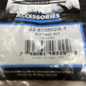 22-855802a-1 Mercury Quicksilver Fitting Kit Oem New