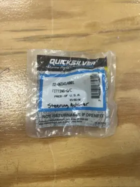 22-865414001 Mercury Quicksilver Marine Steering Actuator Fitting Adapter - Nos