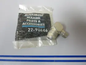 22-98646 Mercury New Oem 0770 Quicksilver Elbow Fitting