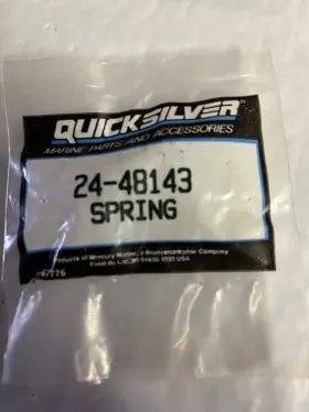 24-48143 Mercury Mercruiser Quicksilver Spring New Oem