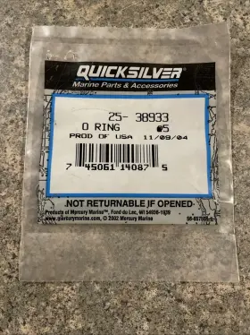 25-38933 Mercury Quicksilver O-ring Qty-5 Nos