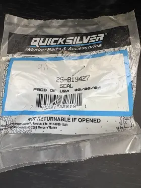 25-819427 Mercury New Oem Genuine Quicksilver Seal