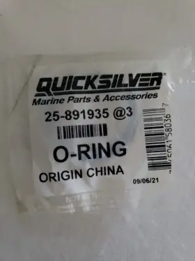 25-891935 Mercury Mercruiser Quicksilver Oem Part # O Ring Only 2 In Bag