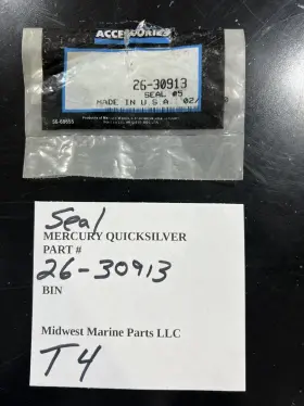26-30913 Mercury Quicksilver Seal Qty 1 Oem Inch New Old Stock T4 2-25