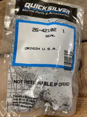 26-42102 Mercury Quicksilver 1 Seal Oem Nos