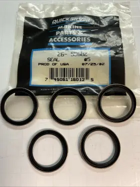 26-55682 Mercury 5 New Genuine Quicksilver Seal Oem Free Shipping