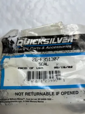 26-f351307 Mercury Quicksilver Seal New Oem Nos Boat