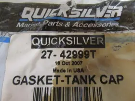27-42999t Mercury Q11c Genuine Quicksilver Cap Gasket Oem New Factory Boat Parts #2
