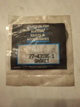 27-43186 Mercury Genuine Quicksilver Gasket Oem