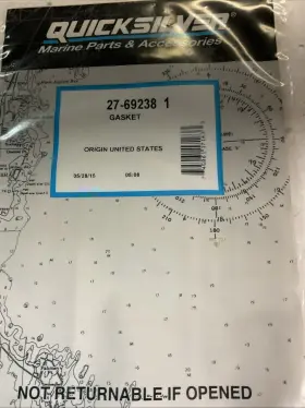 27-69238 Mercury New Oem 0810 Quicksilver Gasket 1