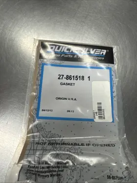 27-861518 Mercury Genuine Quicksilver 1 Gasket Oem New Factory Boat Parts