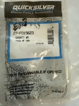 27-fo15623 Mercury Nos Mercruiser Pack Of 5 Fuel Bowl Gasket