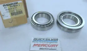 31-86763a Mercury T38 Quicksilver 2 Bearing Assembly Oem New Factory Boat Parts