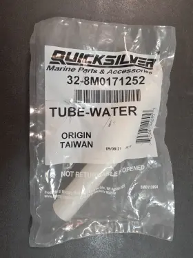 32-8m0171252 Mercury New Oem Quicksilver Water Tube 32-8m0171252 Mercury New Oem Quicksilver Water Tube