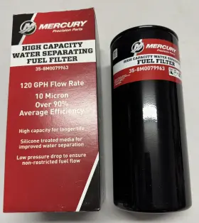 35-8m0079963 Mercury 6 Pack Oem High Capacity Water Separating Fuel Filters Nos