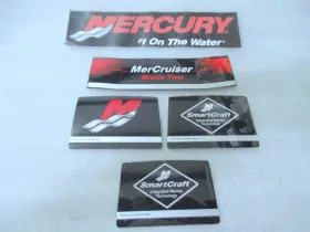 37-881755a00 Mercury A10t Quicksilver Bravo Decal Set Oem New Factory Boat Parts
