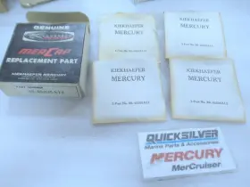 39-45205a12 Mercury A69 Quicksilver Piston Rings Lot Of 12 Oem New Boat Parts
