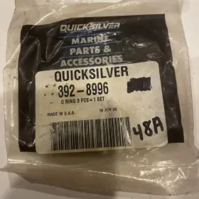 392-8996 Mercury Quicksilver #392-8996 O-ring Kit. 1 Set Of 3 R1380 48a