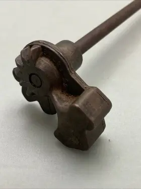43-38729 Mercury 4338729 38729 Quicksilver Shift Control Shaft With Sector Gear #3