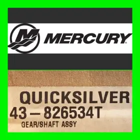 43-826534t Mercury New Quicksilver Oem Part # Mercruiser Gear / Shaft Assembly