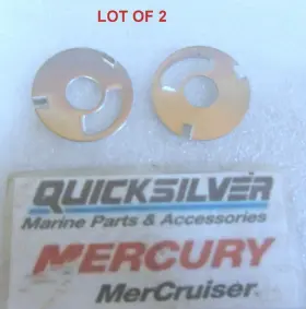 46895 Mercury Z23 Quicksilver Face Plate Lot Of 2 Oem New Factory Boat Parts