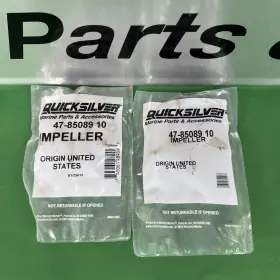 47-85089 Mercury Lot Of 2 New Oem Quicksilver Mercruiser 10 Impeller 2m