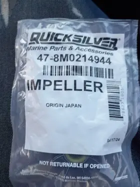 47-8m0214944 Mercury C73 Quicksilver Water Pump Impeller Oem New Factory Parts