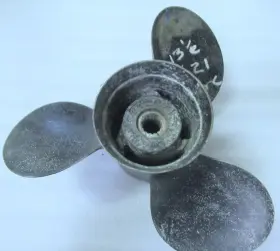 48-78124-20 Mercury Aluminum Propeller 15 Spline 13-1/2 X 21 Oem Used Boat Parts