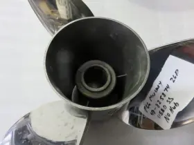 48-825874 Mercury F9 Tempest 26p Ss Propeller No Hub Oem Used Factory Boat Parts #2