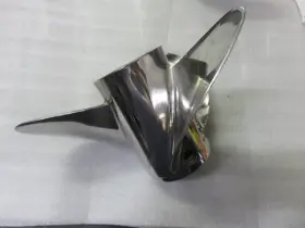 48-825874 Mercury F9 Tempest 26p Ss Propeller No Hub Oem Used Factory Boat Parts #3