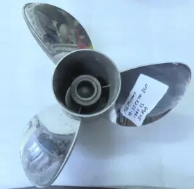 48-825874 Mercury F9 Tempest 26p Ss Propeller No Hub Oem Used Factory Boat Parts