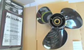 48-8m0185636 Mercury Black Max 3rh Propeller 10.7 X 11 Inch Oem New Boat Parts
