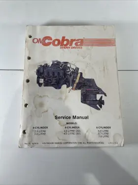 507605 Mercury Omc King Cobra Stern Drives Service Manual