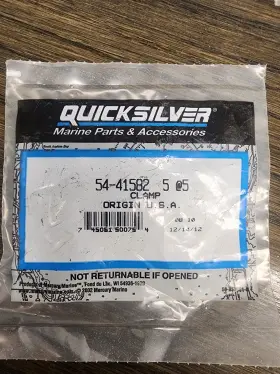 54-41582 Mercury New Quicksilver Marine Boat Oem Clamp Part No. 5 1 Pack Of