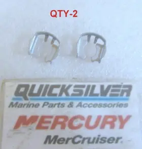 54-883460 Mercury T34 Quicksilver Clip Lot Of 2 Oem New Factory Boat Parts